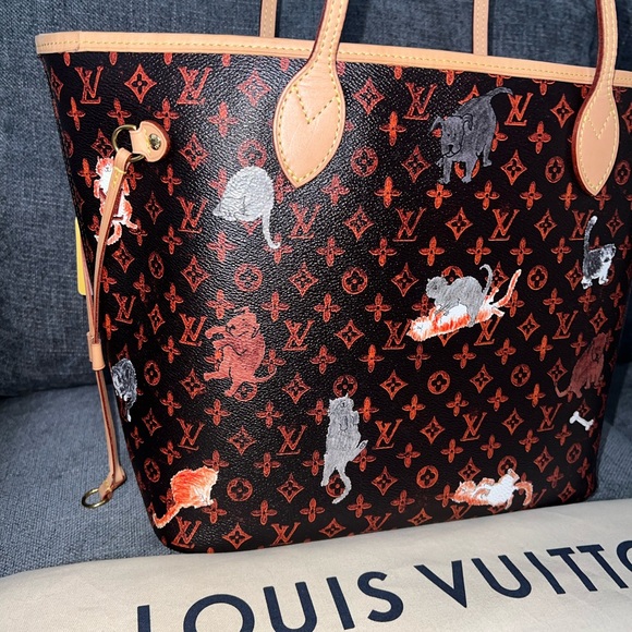 Louis Vuitton RARE Neverfull MM catogram tote bag - Picture 3 of 9